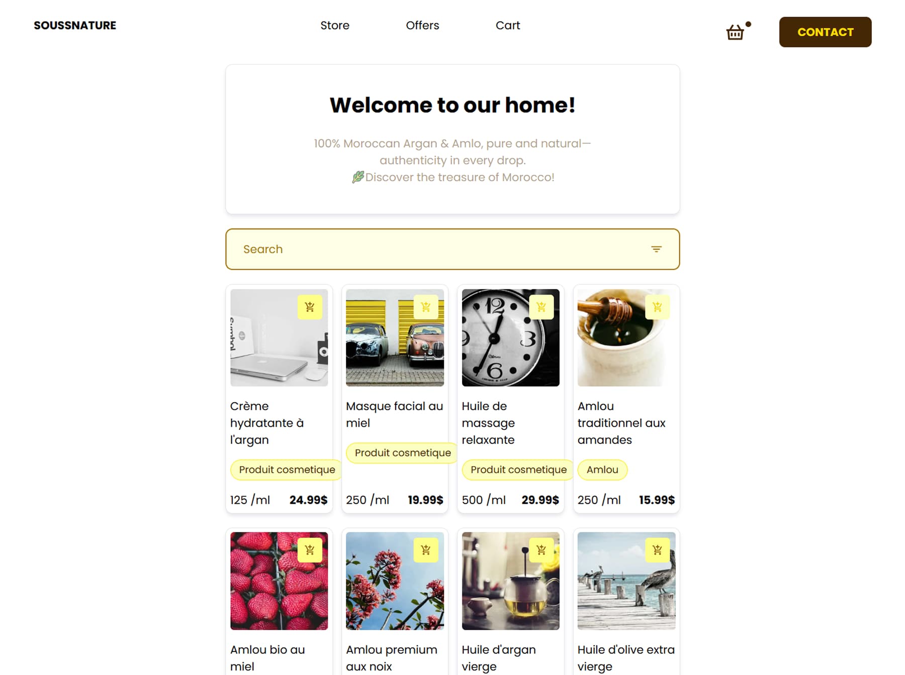 SoussNature E-commerce Frontend